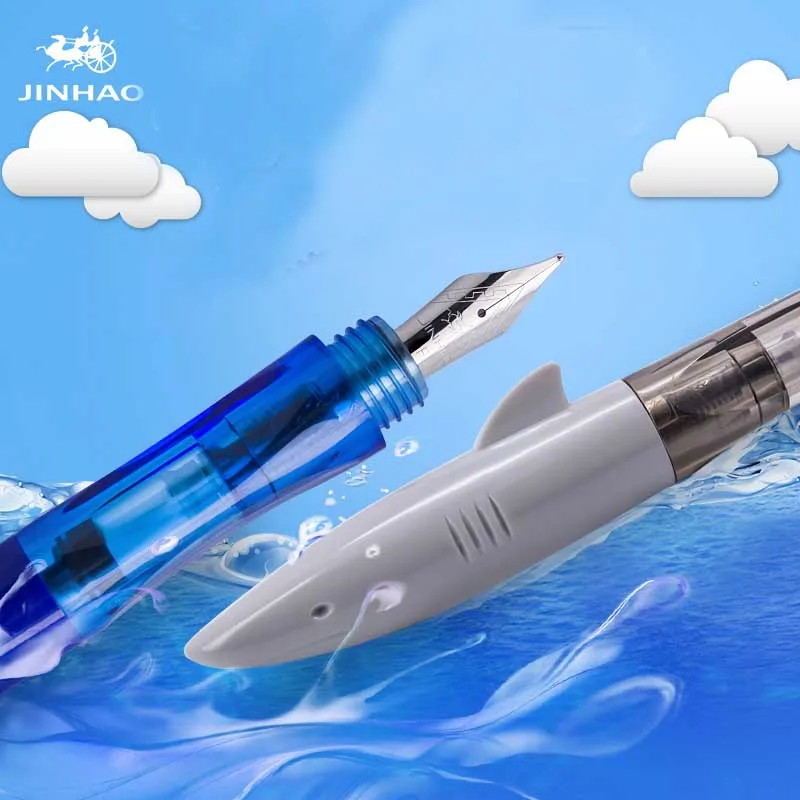 JINHAO перьевая ручка в форме акулы 0 7 мм школьные и офисные принадлежности