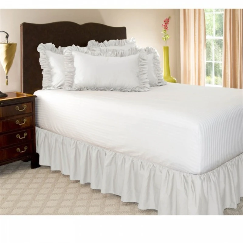 Elastic belt bed skirt solid bedspread mattress furniture protector Twin/Full/Queen without surface | Дом и сад