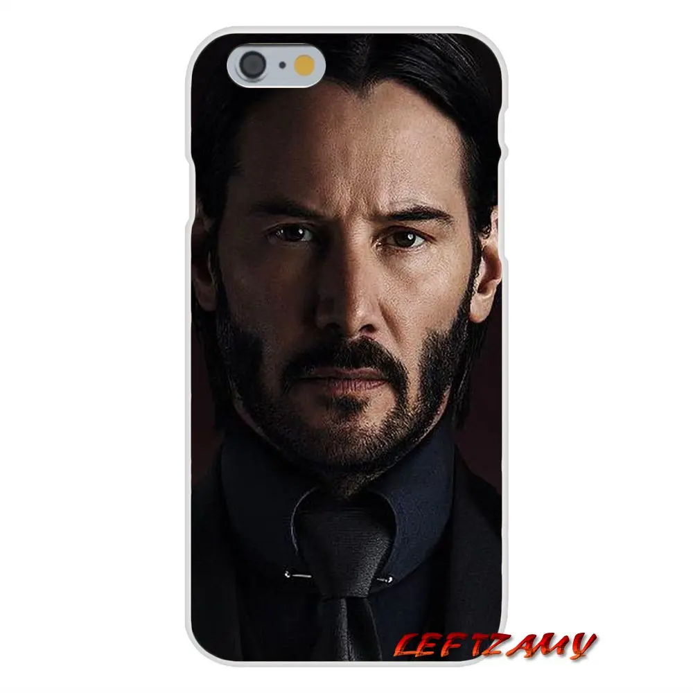 For iPhone X 4 4S 5 5S 5C SE 6 6S 7 8 Plus John Wick Keanu Reeves Accessories Phone Shell Covers | Мобильные телефоны и