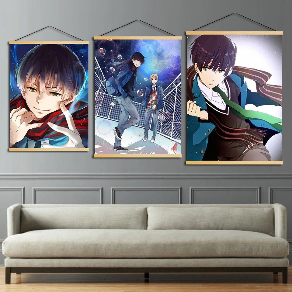 Настенная парусиновая картина в скандинавском стиле висячая за гранью анимация