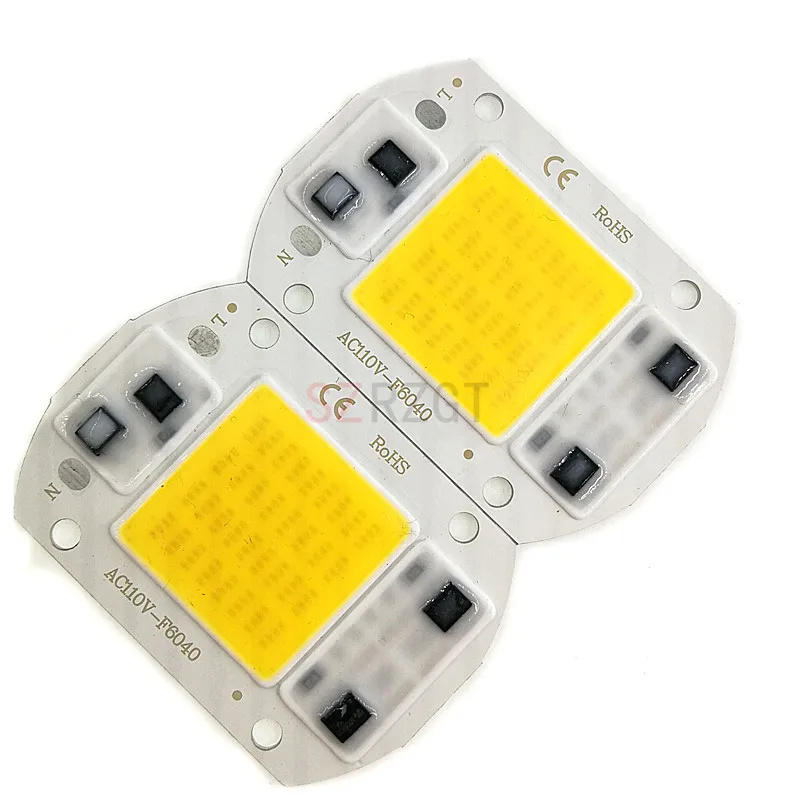 Светодиодный прожектор высокой мощности Smart IC для проекторов 20 Вт 30 50 220 В