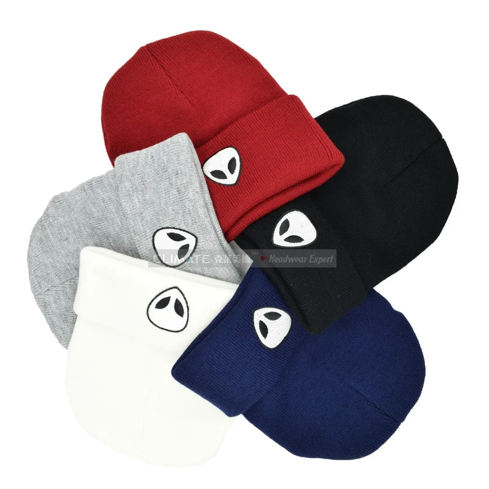 Климат для мужчин женщин чужой НЛО зима теплая вязаная шапочка Outstar блюдце