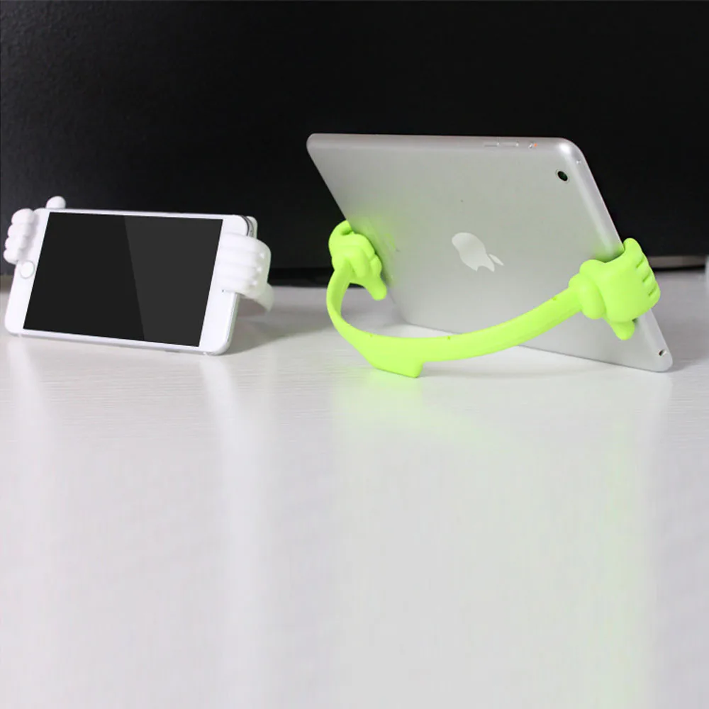 Cute Thumb Holder For iPhone/Mini iPad Big Mobile Cell Phone Tablet Accessory Mount Stand Support Desktop Table Stents | Мобильные