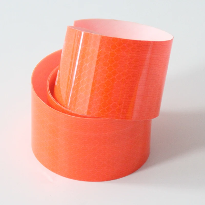 5 см * 3 м 50 оранжевая светоотражающая пленка автомобильные наклейки