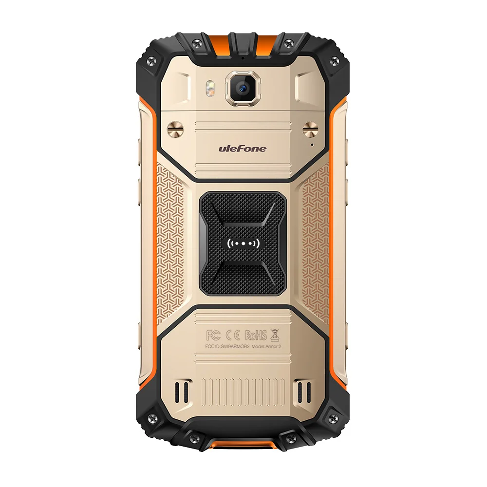 Ulefone Armor 2 5,0 ''IP68 Водонепроницаемый телефон MTK6757 Восьмиядерный Android 7,0 6 ГБ+ 64 ГБ 16 МП глобальная версия NFC 4700 мАч 4G смартфон