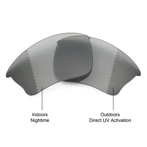 Grey Photochromic Mryok поляризованные Сменные линзы для солнцезащитных очков Оукли XLJ(только линзы)-несколько вариантов - Цвет линз: Grey Photochromic