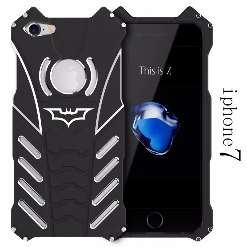 Алюминиевый Броня Бэтмен чехол для iPhone 11 Pro Max XS Max XR X 8 7 6 6S Plus SE 5 5S 5C чехол Железный человек, телефон оболочки кожи сумка