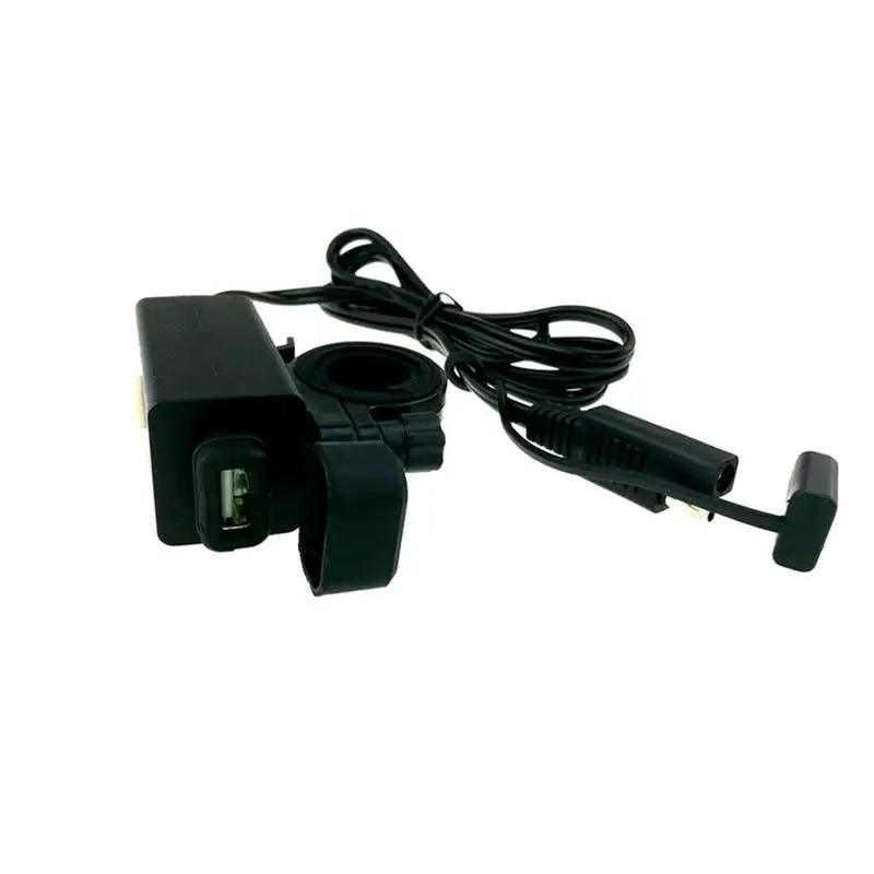 Водонепроницаемый мотоцикл USB зарядное устройство адаптер 2.1A с SAE кабель