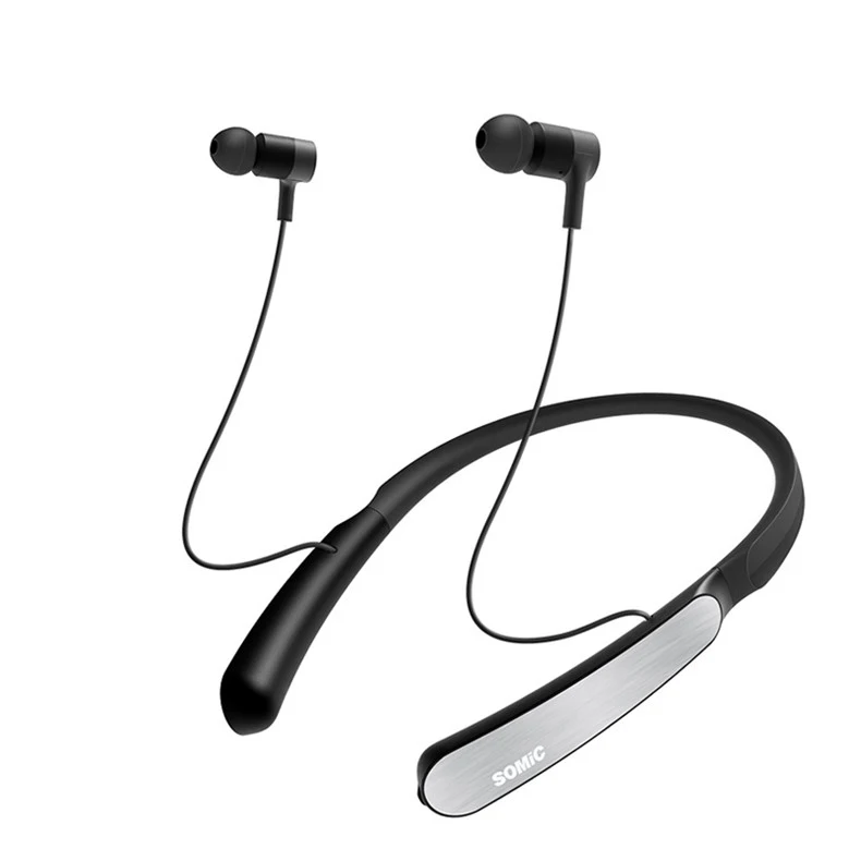 Somic SC1000 спортивные Bluetooth наушники с активным шумоподавлением шейным ремешком беспроводные наушники гарнитура для телефонов и музыки