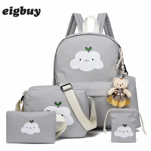 School Backpack Bags Children Backpacks For Teenagers Girls Lightweight Waterproof School Bags Child Orthopedics Schoolbags Boys - Цвет: Gray