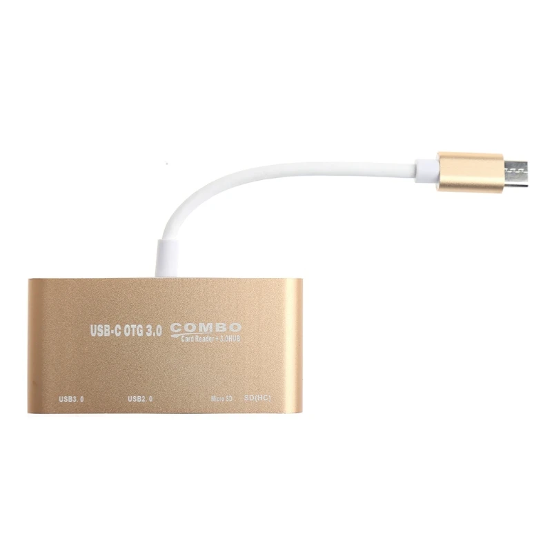 1 Набор 5-в-1 USB-C 3,1 Тип-C OTG USB 3,0 2,0 концентратор SD/TF Card Reader Combo для ноутбука Высокое качество