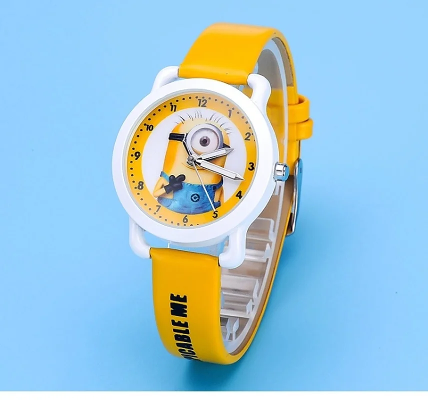 Модные и милые детские кварцевые часы с героями мультфильмов для маленьких