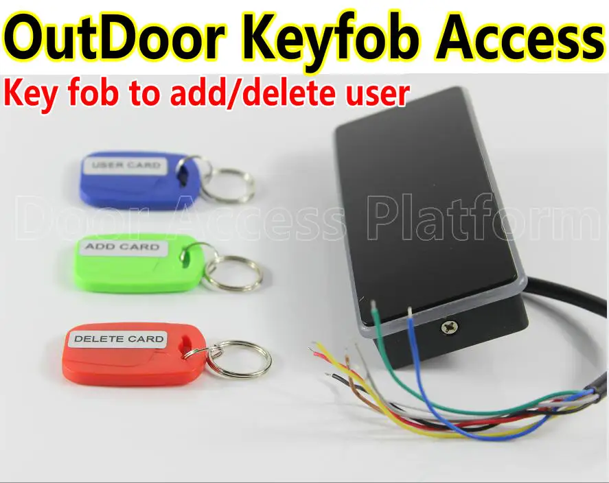 Водонепроницаемый уличный RFID брелок IP58 контроллер доступа терминальная машина с