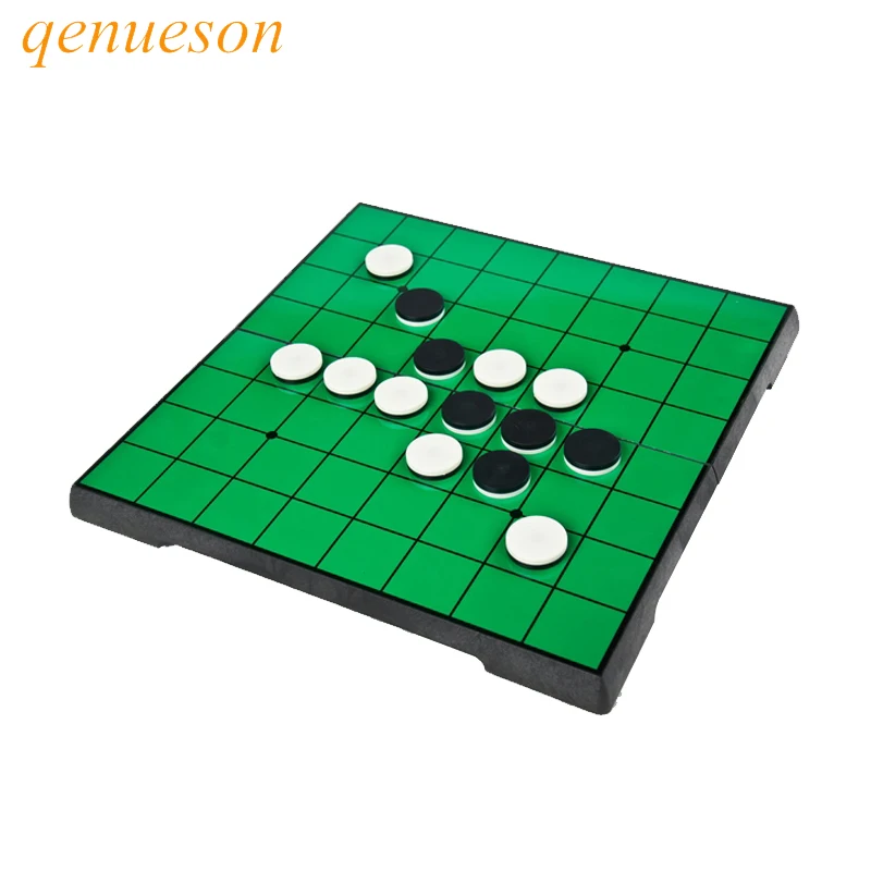 Запуск Магнитный Портативный флип шахматы и складные Reversi Отелло доска шахматы стандартные образовательные родитель-дети Семейная Игра