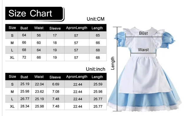Алиса в реальности платье стиле &quotЛолита&quot горничная косплей фантастические