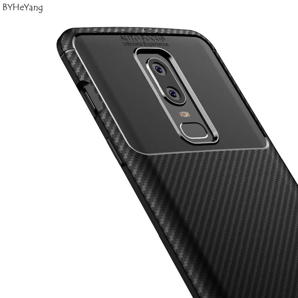 BYHeYang Bumper Case For Oneplus 6 Protection Silicone Ultra Thin Frosted Matte Soft TPU Back Cover One plus6 one plus |
