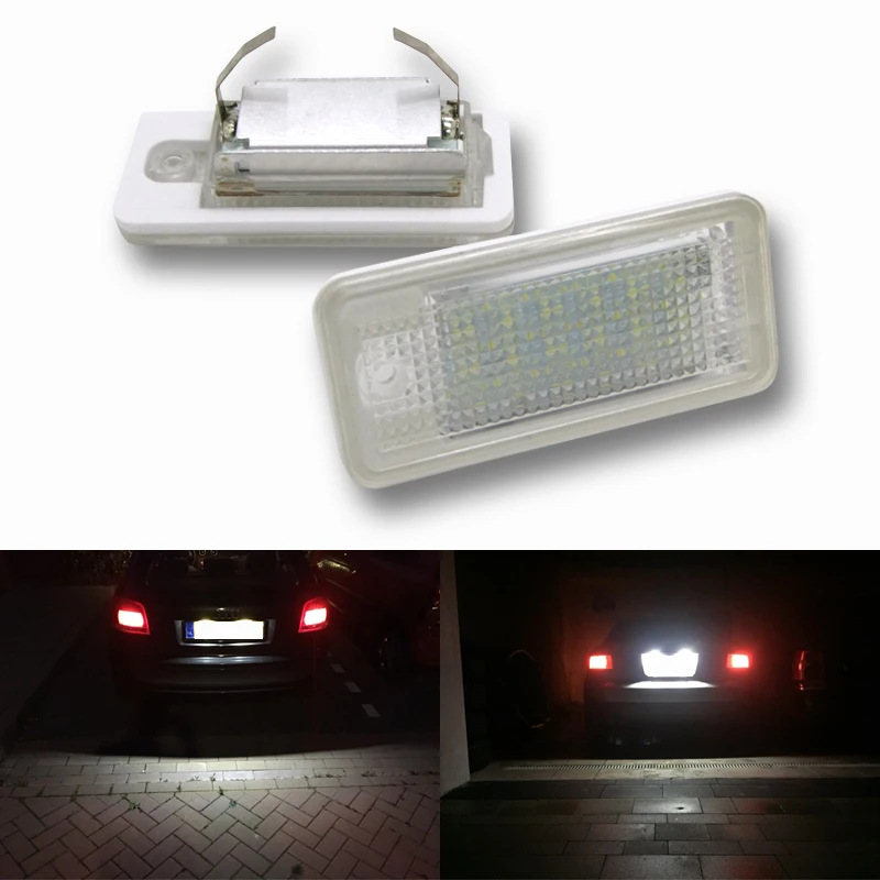 Ошибок 2 шт. автомобиля светодиодный номер Подсветка регистрационного номера 12 в