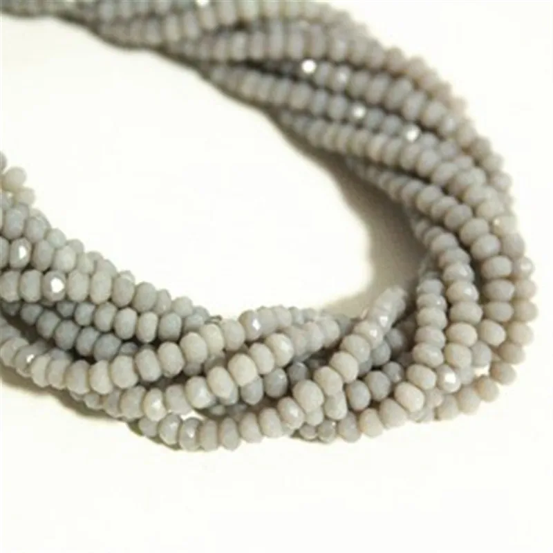 2 мм Керамические фиолетовые серые хрустальные бусины Rondelle 100 шт