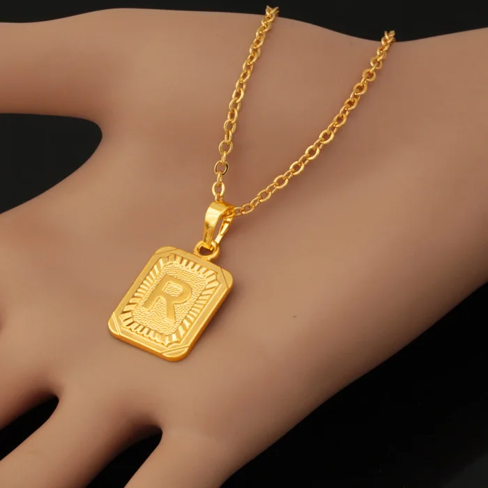 U7 Цепь Мужская Медали Подвески Позолоченные Ювелирные Изделия Оптовая для