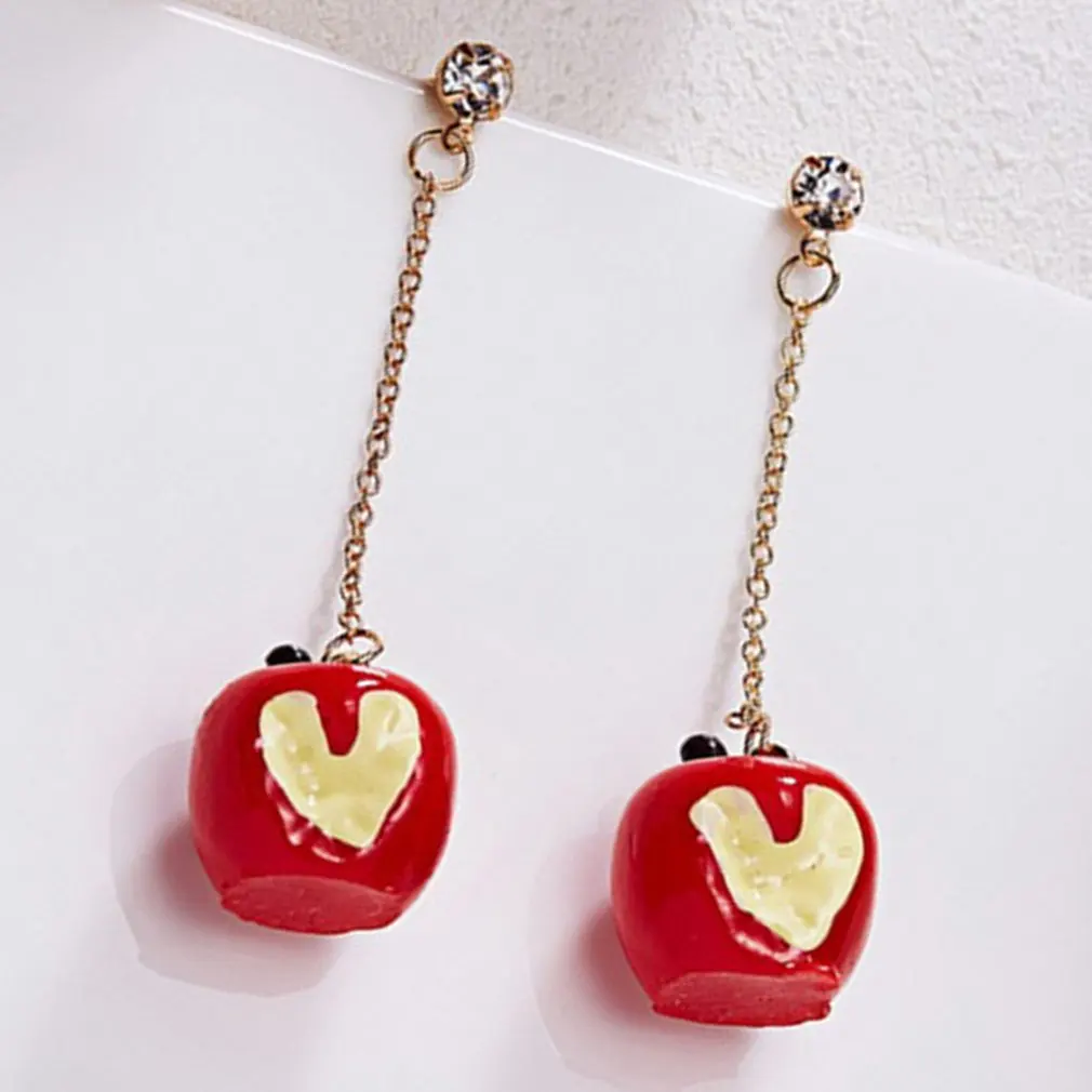 GENBOLI Lovely Fruit Shape Drop Earring Women Fashion Girl Fresh Resin Dangle Jewelry Brincos Gift | Украшения и аксессуары