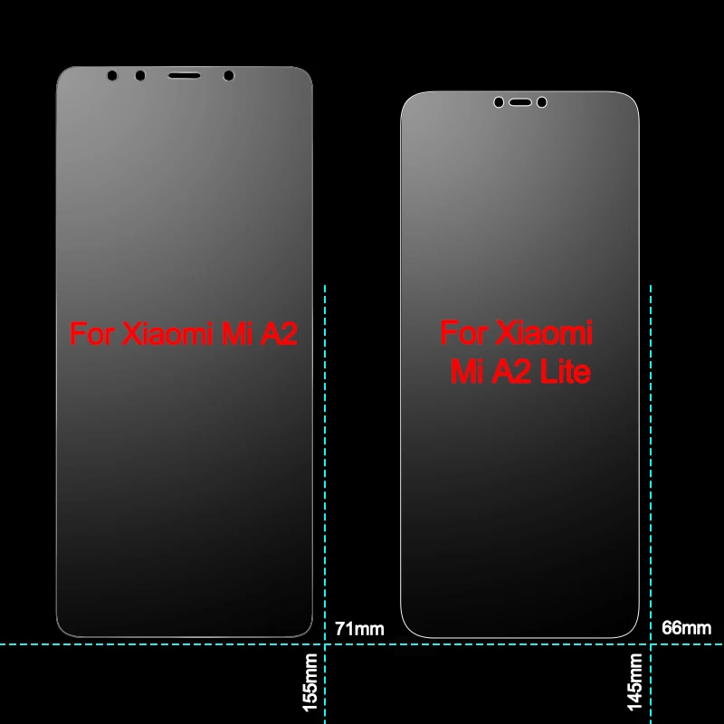 HOPELF закаленное стекло для Xiaomi Mi A2 Lite 6X защита экрана 2.5D Защитное стекло для телефона для Xiaomi Mi A2 Lite стекло