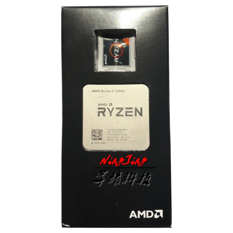 Четырехъядерный процессор AMD Ryzen 3 2200G R3 2200G R3 2200 3,5 ГГц YD2200C5M4MFB Socket AM4