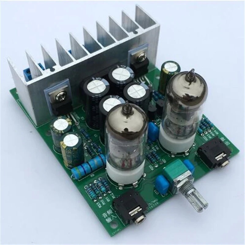 "Сделай сам", Hi-Fi, 6J1 ламповый усилитель усилители для наушников LM1875T усилитель мощности 30 Вт