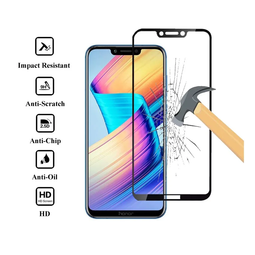 2 шт для huawei Honor Play стекло полное покрытие закаленное стекло для huawei Honor Play защита экрана защитное стекло