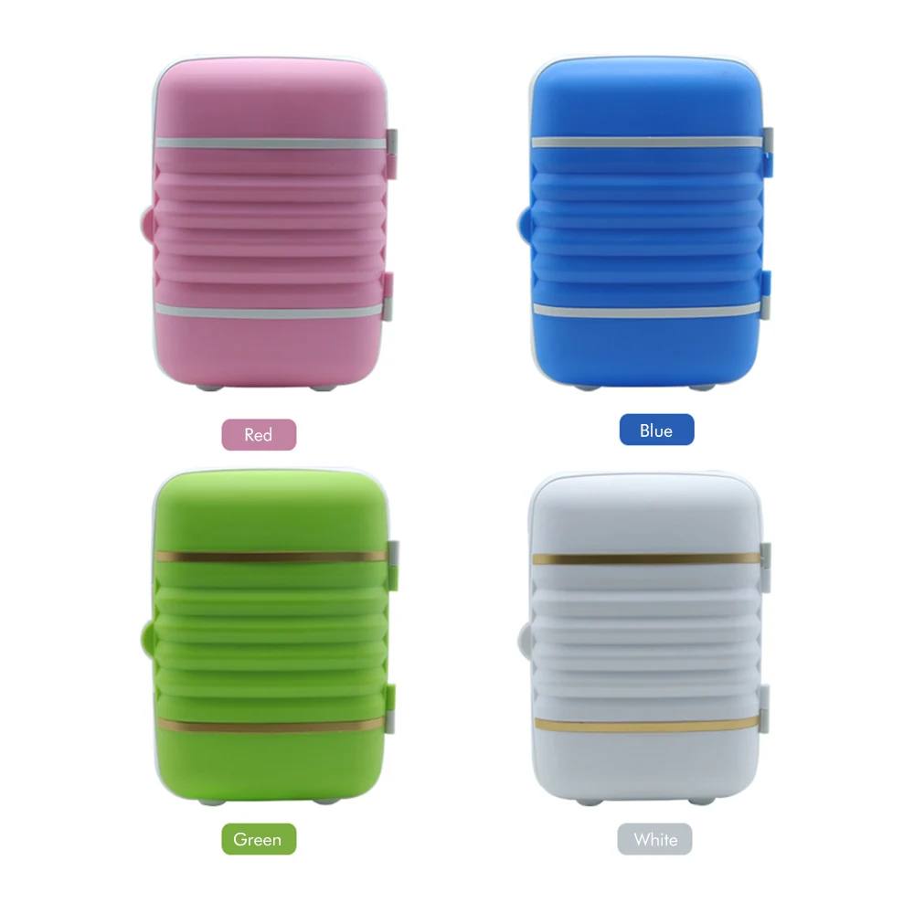 

4L Mini Portable Refrigerator 2 in 1 Cooler Warmer Fridge for Car Home Office,White