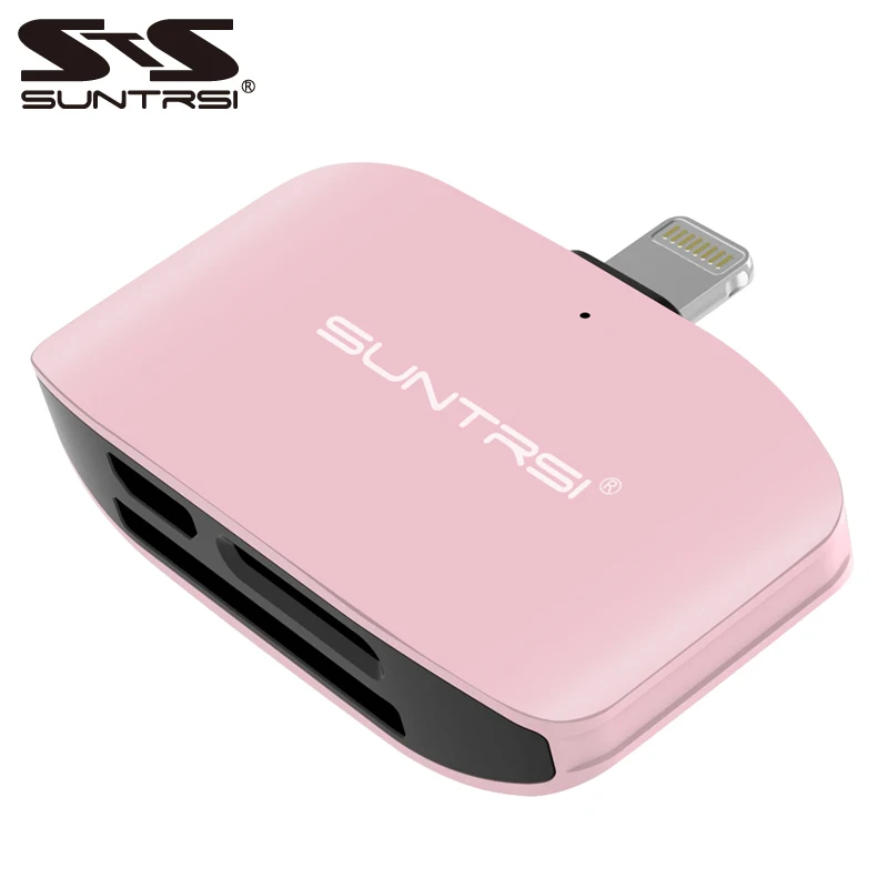 Suntrsi Micro SD кард ридер для iPhone 5/5S/6/6 7 plus/ipad многофункциональный считыватель смарт