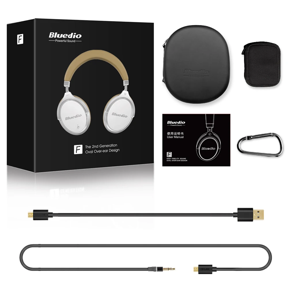 Bluedio F2 Active Шум отмена Беспроводной Bluetooth наушники бас Gaming Headset С микрофоном для