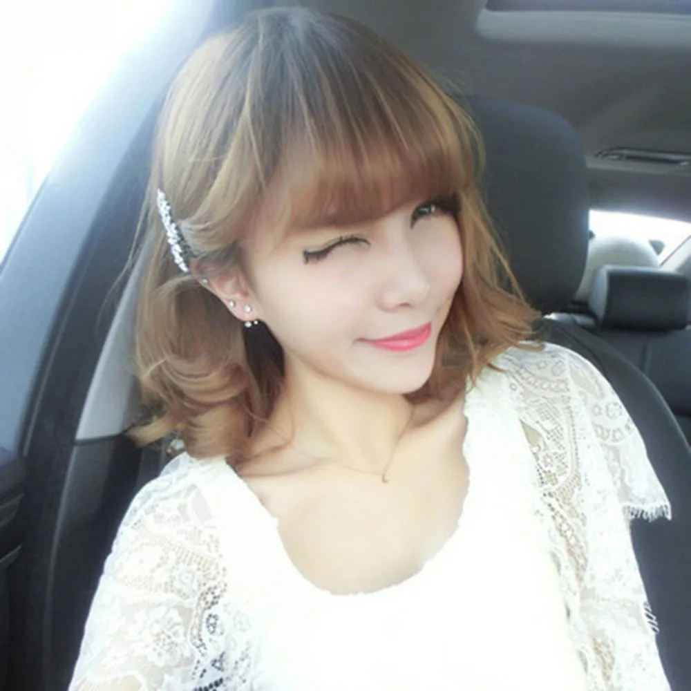 Новая женская Бриллиантовая расческа для волос с лепестками Цветочная заколка