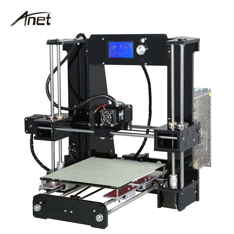 Настольный 3D принтер Anet A6 высокоточный алюминиевый с большой печатью 8 ГБ sd-карта