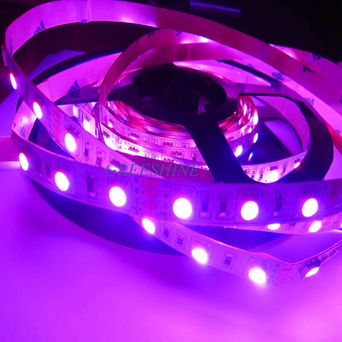 Гибсветодиодный Светодиодная лента 12 В постоянного тока 24 5050 RGB 5 м 300 светодиодов