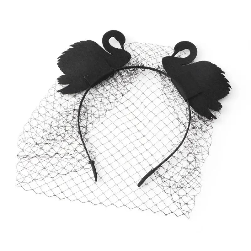 1 шт. летучая мышь/черный лебедь/кошачьи ушки Хэллоуин зловещий ободок на голову