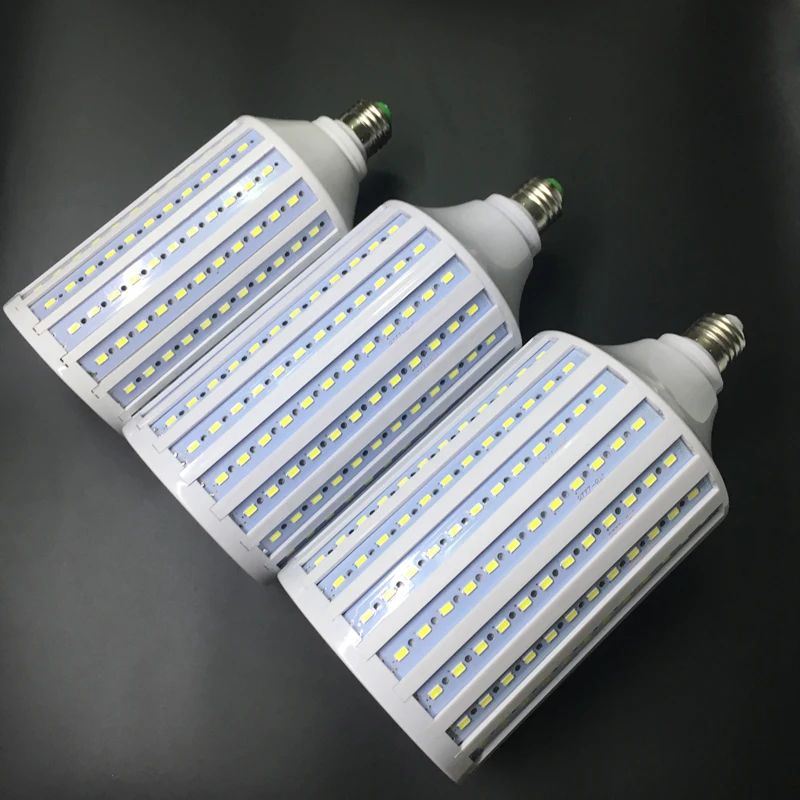 Высокая яркость 100Вт светодиодные лампы 5730 5630 SMD E26 E27 B22 E40 264 светодиодов