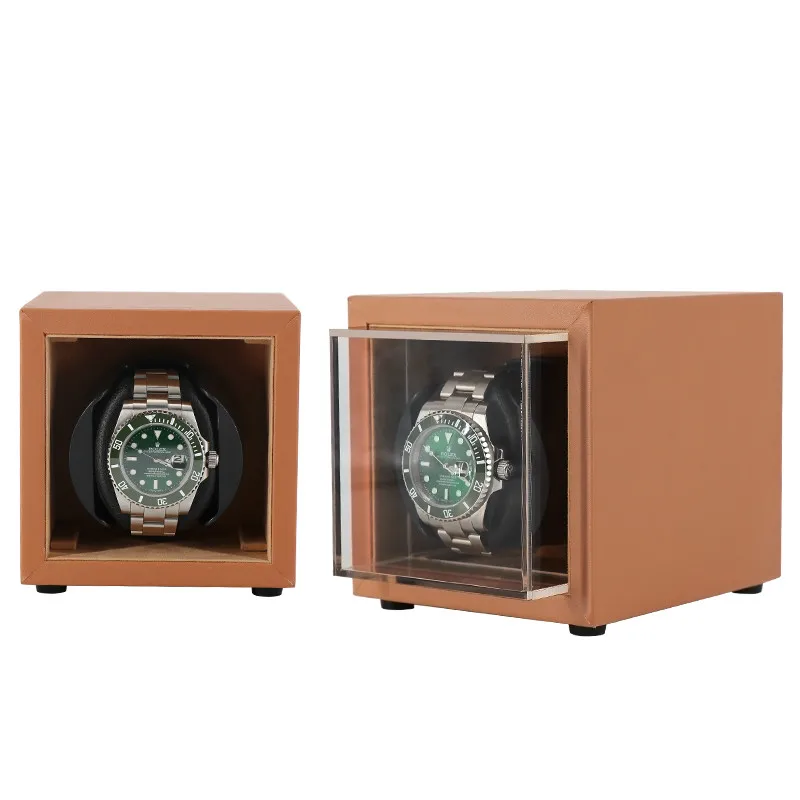 New Mini Portable Auto Silent Watch Winder Holder Display Automatic Mechanical Winding Box Jewelry Watches | Наручные часы