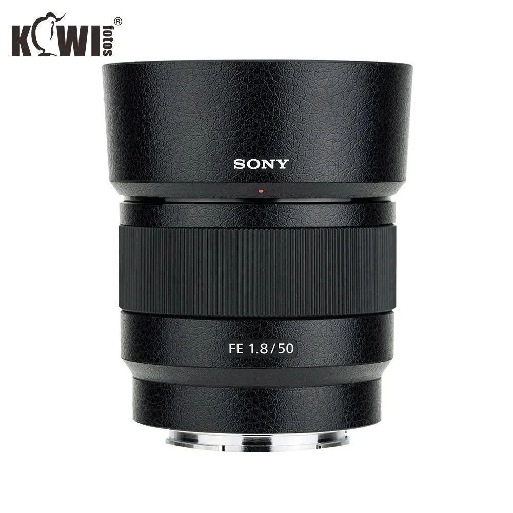 KIWIFOTOS KS SEL50F18FL текстура кожи Защитная пленка защита объектива для sony FE 50 мм f/1 8