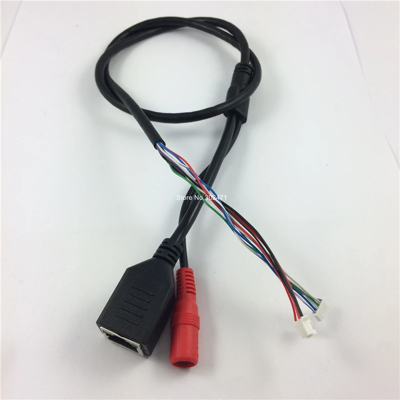 LAN кабель для CCTV IP Камеры модуль платы IPcamera tail cable светодиодный с одним статусом RJ45