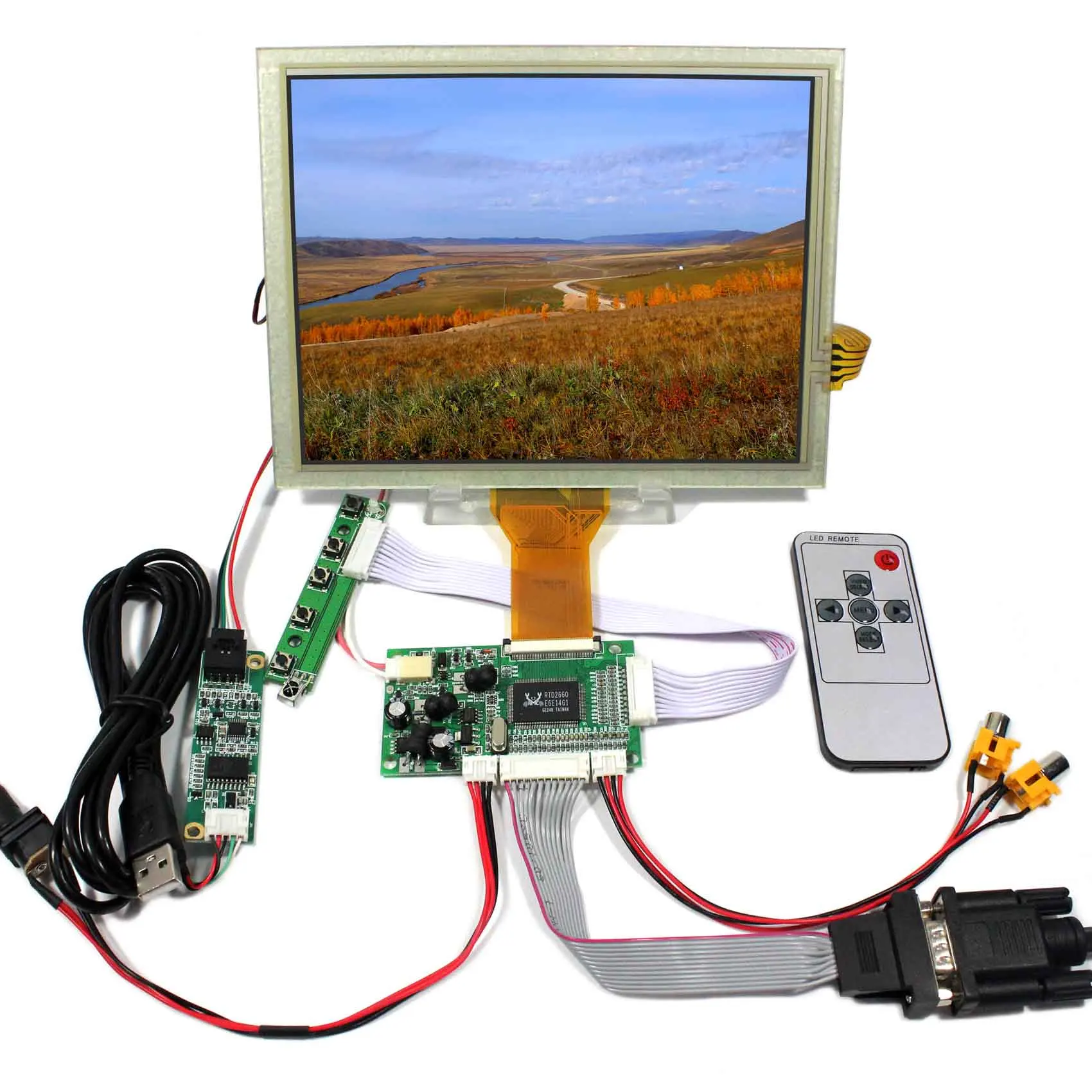 

8inch 800x480 tft lcd display with driver board Remote