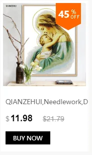 QIANZEHUI, Рукоделие, сделай сам, Весенняя королева, наборы для вышивания крестиком, наборы для вышивания крестиком, настенная домашняя Декорация