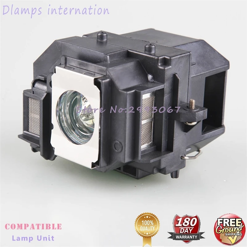 Для ELPLP58 EB X92 EX3200 EX5200 EX7200 S10 S9/EB S92/EB W10 для лампы проектора EPSON с корпусом|Лампы