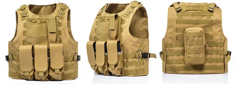 Разгрузочный жилет тактический Molle воздушные мягкие защитные пластины Colette солдат боевой жилет армейский Военный три зажима жилеты