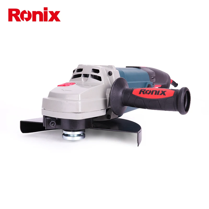 Ronix 220 В электроинструменты 230 мм Угловая шлифовальная машина 2400 Вт Высокая