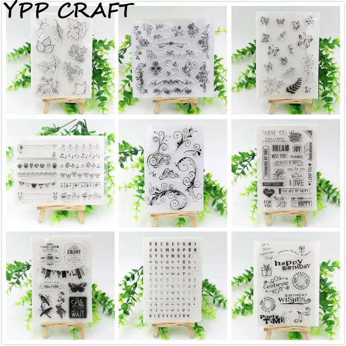 YPP CRAFT милый дизайн Прозрачный Очистить резиновый штамп уплотнение Бумага