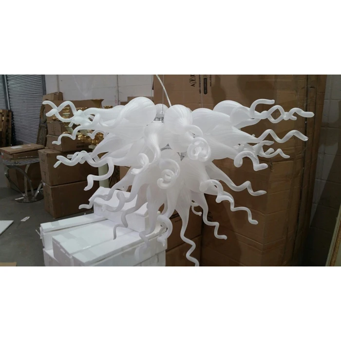 

Longree Transparent bigger 110V 240V murano glass pendant chandeliers stained glass art light designer pendant lamp