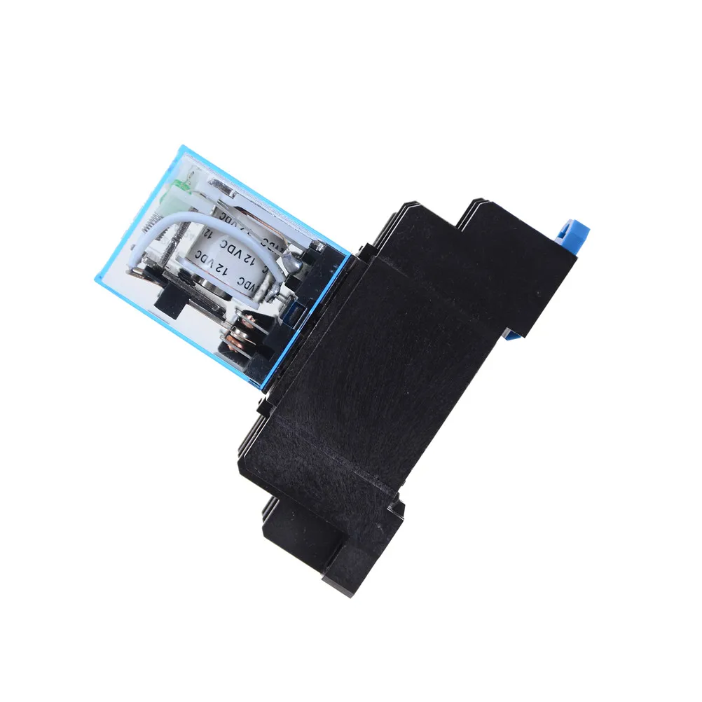 1 x Coil Power Relay LY2NJ+1 Sockets Base 12V DC LY2NJ DPDT 8 Pin HH62P JQX-13F With Socket | Обустройство дома