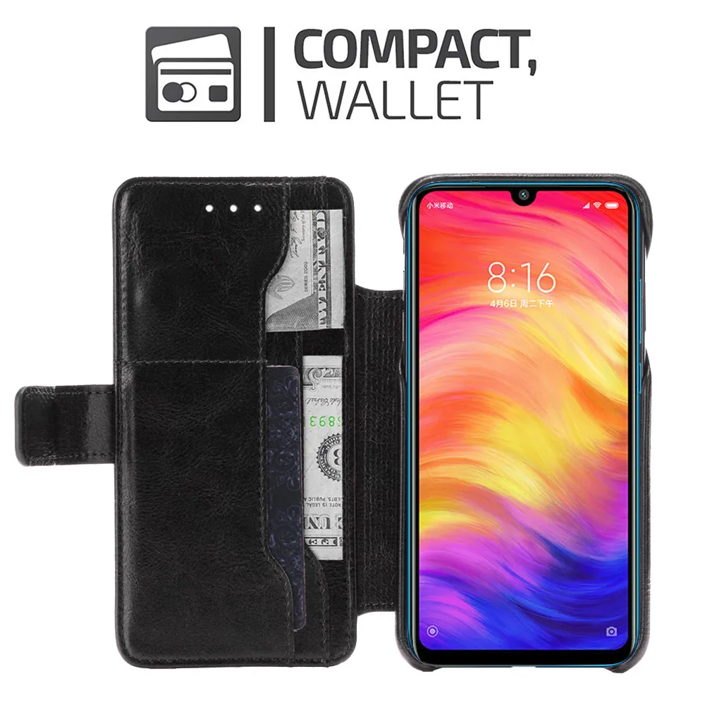 Чехол для Xiaomi Redmi Note 7, роскошный чехол-книжка из искусственной кожи с откидной крышкой, чехол-кошелек с подставкой, красный чехол для mi 6 Pocophone F1 mi 9 mi 9 SE, Чехол для карт