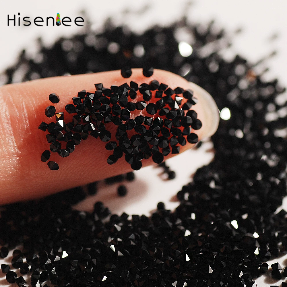 

Tiny Diamond 1.3mm 2880Pcs Nail Art Shiny Transparent Rhinestone Mini Glass Crystal Gems For DIY Decoration For Girls Nails