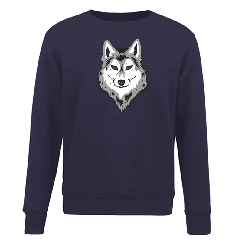 Волки Твердые толстовки Толстовка 2018 дизайн черный/серый мужские и wo с длинным